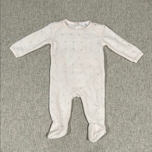 Soft Pink Baby Footie by [Brand]